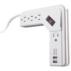 Menu SURGE CORNER 4-OUTLET W / USB 4'