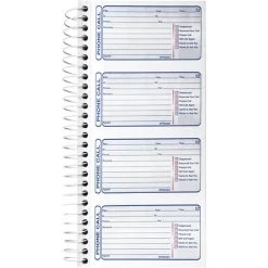 Menu TEL / MSG BK 5.25x11 400DUP 4PG