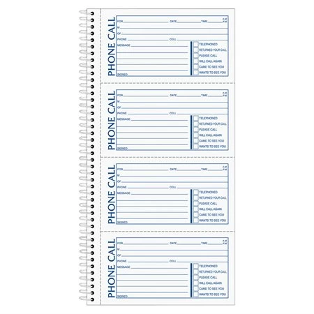 Menu Livrets De Messages Téléphoniques Reliure En Spirale 3 Menu Livrets De Messages Téléphoniques Reliure En Spirale