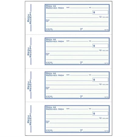 Menu Livre De Reçus Pour Usage Général 3 Menu Livre De Reçus Pour Usage Général