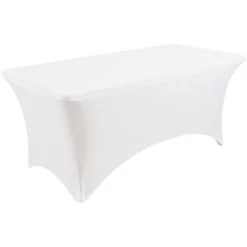 Menu COVER TABLE 8' WHITE STRETCH