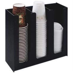 Menu CUP HOLDER 3 COLUMNS *BLACK