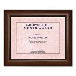 Menu Cadre Pour Certificat Milano