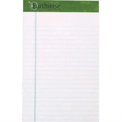 Menu Bloc De Feuilles Lignées Recyclées Earthwise™