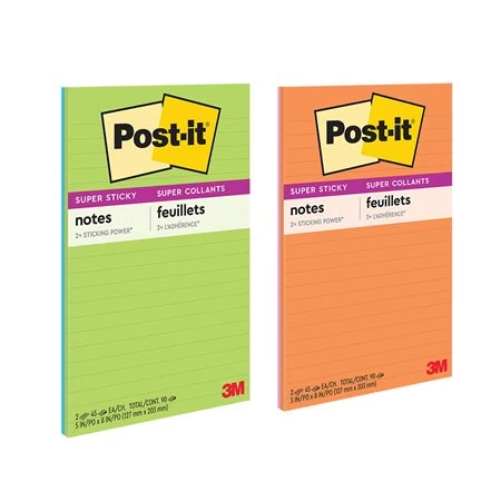 Menu Feuillets Super Collants Post-it® - Collection Coup De Pouce 5 Menu Feuillets Super Collants Post-it® - Collection Coup De Pouce – Image 3