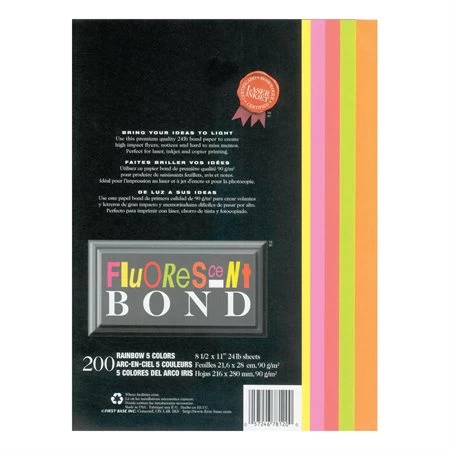 Menu Papier Fluorescent Bond 3 Menu Papier Fluorescent Bond