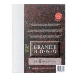 Menu Papier Granite Bond -Menu Boutique 287144 B