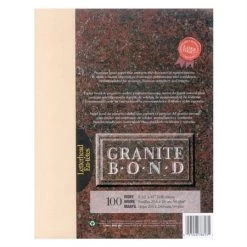 Menu Papier Granite Bond -Menu Boutique 287151 B