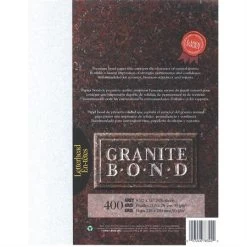 Menu Papier Granite Bond -Menu Boutique 314898 B
