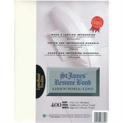 Menu Papier Resumé Bond -Menu Boutique 315184 B