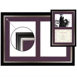 Menu Cadre Double Pour Certificat