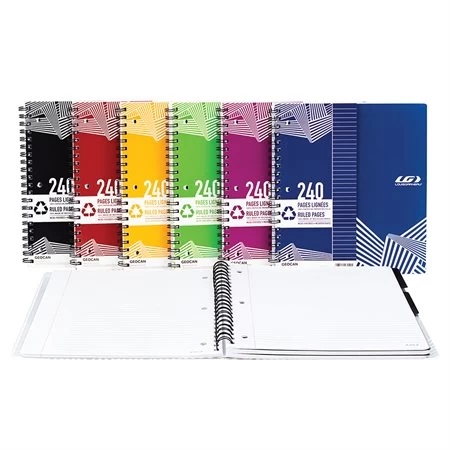 Menu Cahier Ligné à Reliure Spirale 3 Menu Cahier Ligné à Reliure Spirale