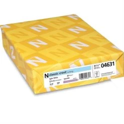 Menu Papier Classic Crest Smooth