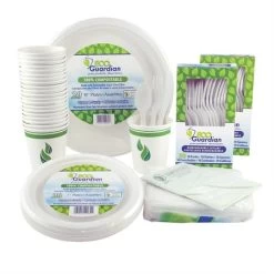 Menu Ensemble De Vaisselle Compostable Eco Guardian