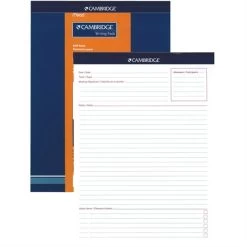 Menu Bloc-notes De Bureau Cambridge® 11 Menu Bloc-notes De Bureau Cambridge® -Menu Boutique 534099 B