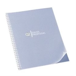 Menu Couverture De Présentation Givrée ClearView