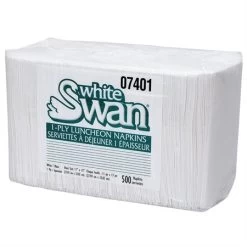Menu Serviettes De Table White Swan®