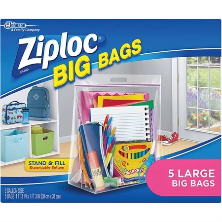 Menu Grands Sacs Ziploc® Avec Double Fermeture à Glissière 3 Menu Grands Sacs Ziploc® Avec Double Fermeture à Glissière