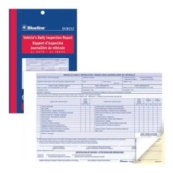 Menu Rapport D'inspection Journalière Du Véhicule