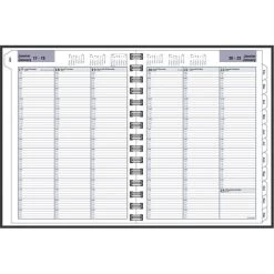 Menu Agenda Hebdomadaire Première® (2024)