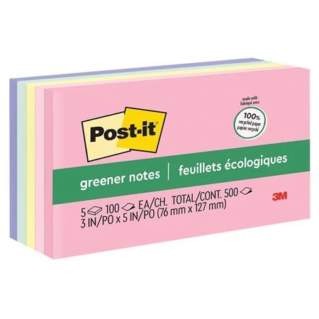 Menu Feuillets Plus écologiques Post-it® - Collection Doux Soupçons 5 Menu Feuillets Plus écologiques Post-it® - Collection Doux Soupçons – Image 3