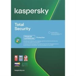 Menu Sécurité Total De Kaspersky Pour 5 Usagers