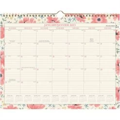 Menu Calendrier Mural Floral (2023)