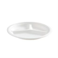 Menu Assiette Compostable à 3 Compartiments