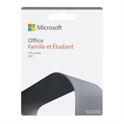 Menu Microsoft Office Famille Et Étudiant 2021 (Français)