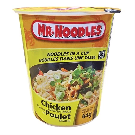 Menu Soupe Mr. Noodles - Poulet 3 Menu Soupe Mr. Noodles - Poulet