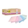 Menu Feuillets Recyclés Post-it® Super Sticky - La Vie En Pastel -Menu Boutique 833047 B