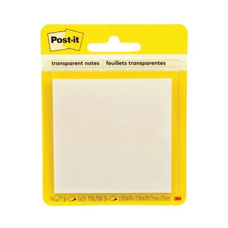 Menu Feuillets Transparents Post-It® 3 Menu Feuillets Transparents Post-It®